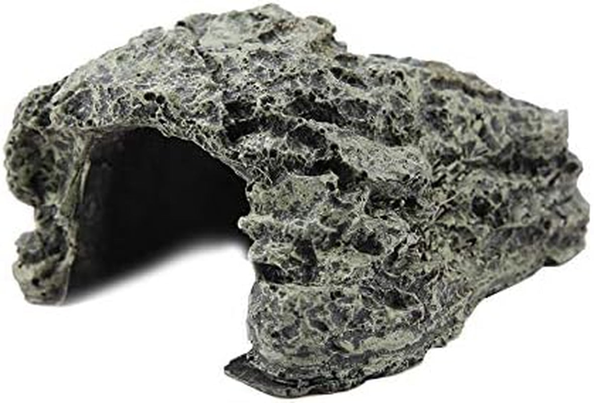 Reptile Hiding, Reptile Box Shelter Terrarium Hideout Caves for Aquarium Terrarium Decoration Ornament(Sll)